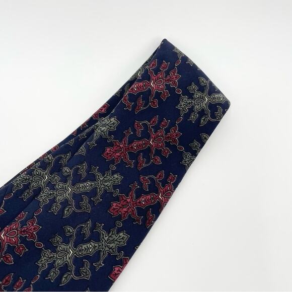 Vintage Christian Dior Silk Tie Navy - Picture 3 of 6